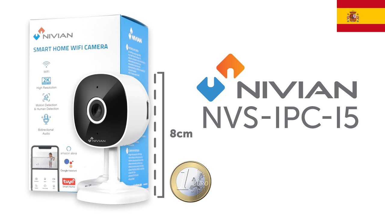 C&aacute;mara de Seguridad MINI Nivian NVS-IPC-I5 para Interior con Wifi