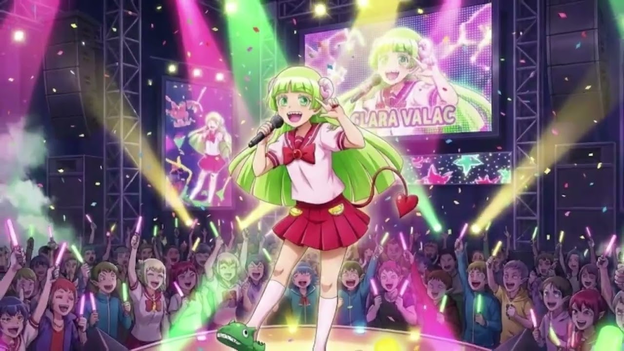 Clara Valac, energía sin límites 💚🎶 | Welcome to Demon School! Iruma-kun | K-Pop Anime IA