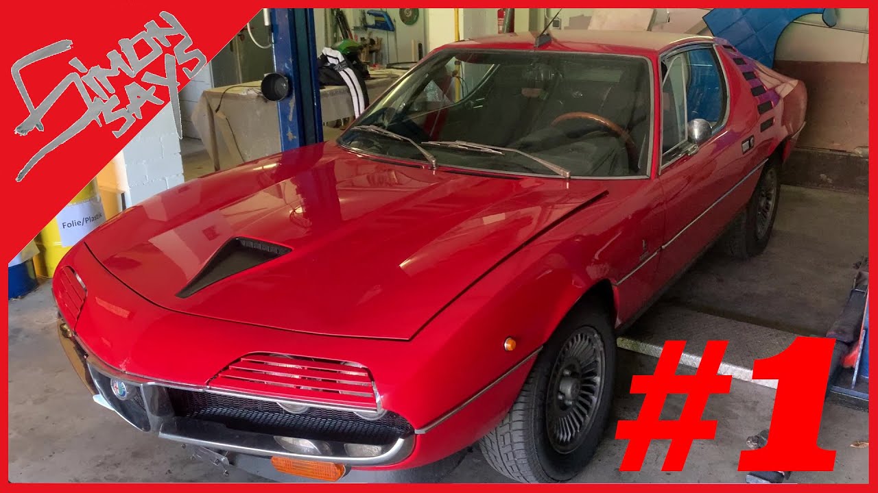 Alfa Romeo Montreal wird endlich fit gemacht / Teil 1: Einleitung, Überführung und Öl ablassen