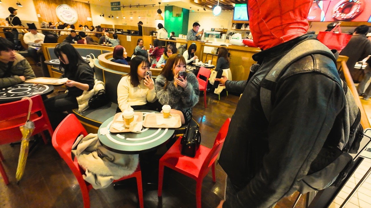 Picking Up Girls in Tokyo as Spiderman!