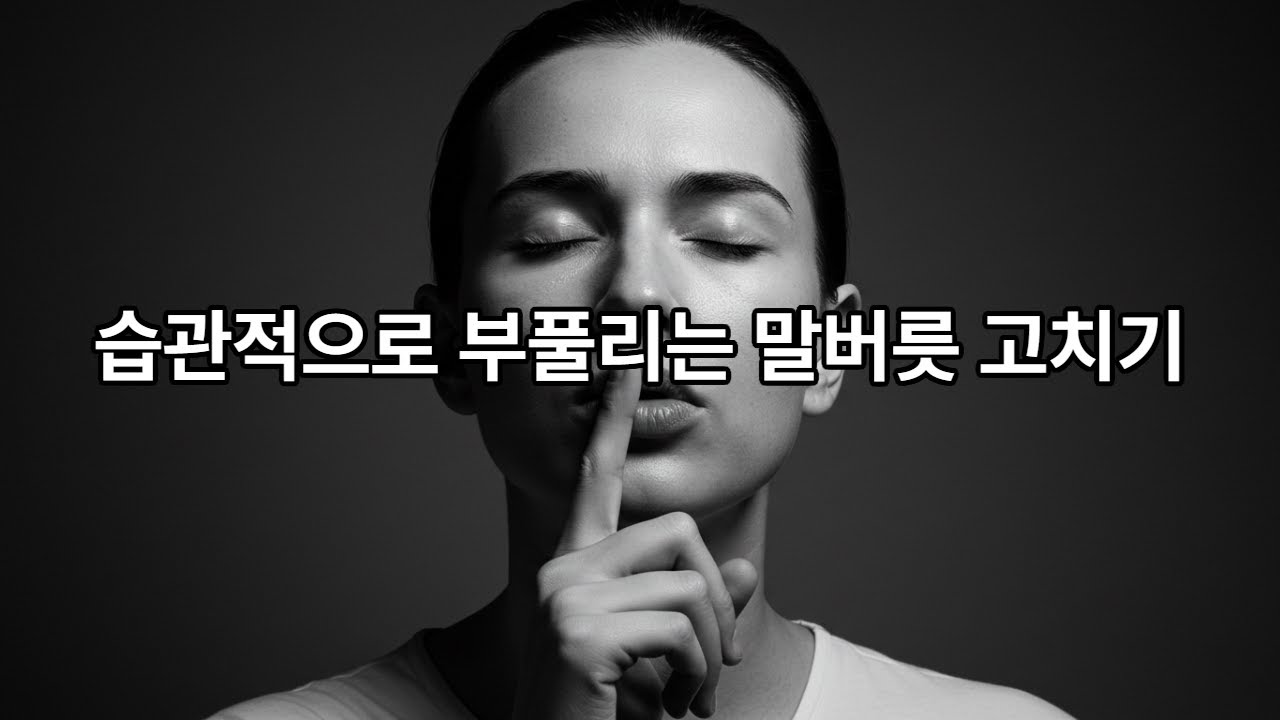 습관적으로 부풀리는 말버릇 고치는 법