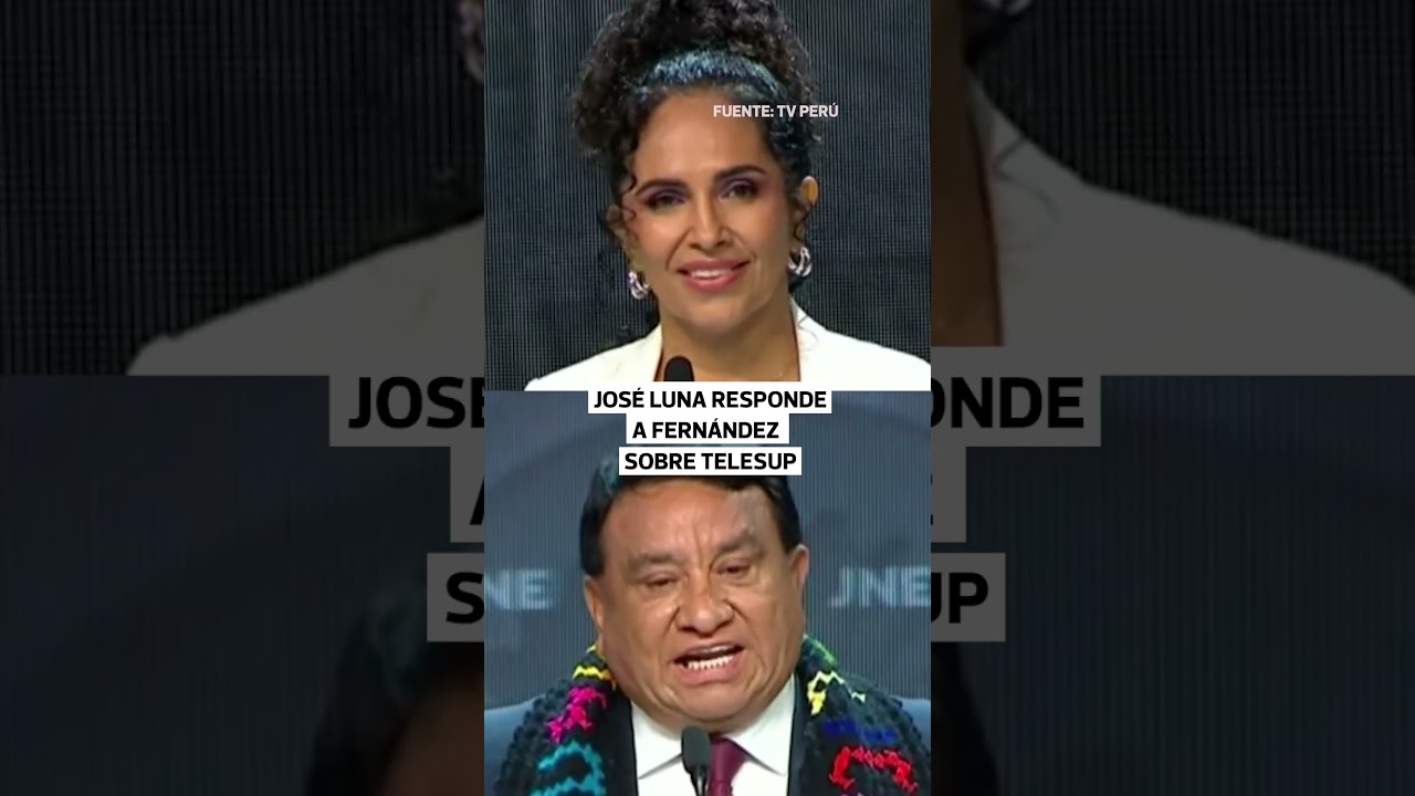 Fern&aacute;ndez reta a Jos&eacute; Luna y &eacute;l responde sobre Telesup | El Comercio