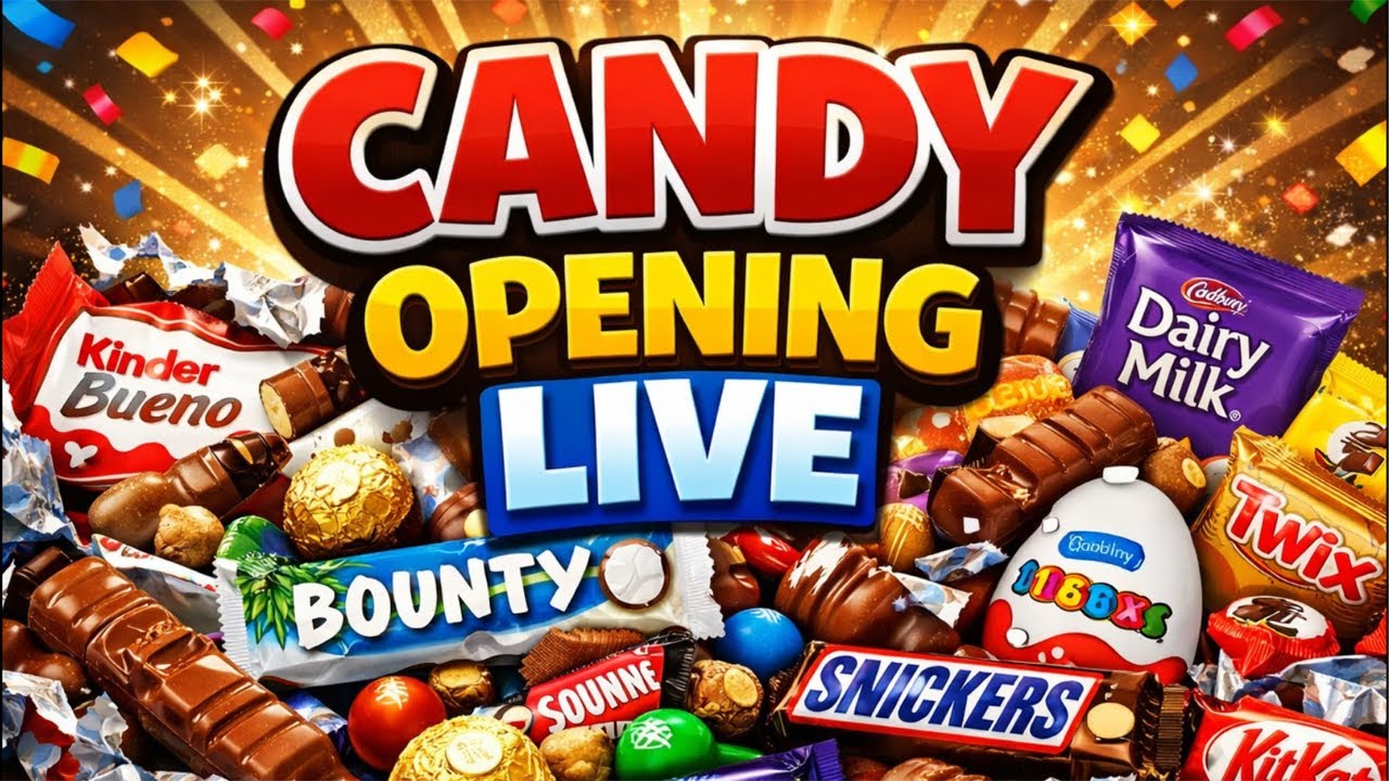 Candy Opening ASMR video !! Kinder world opening video!!