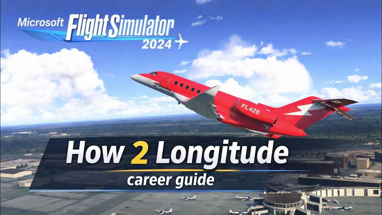 MSFS2024 - Cessna Citation Longitude on Autopilot in Career mode on PS5
