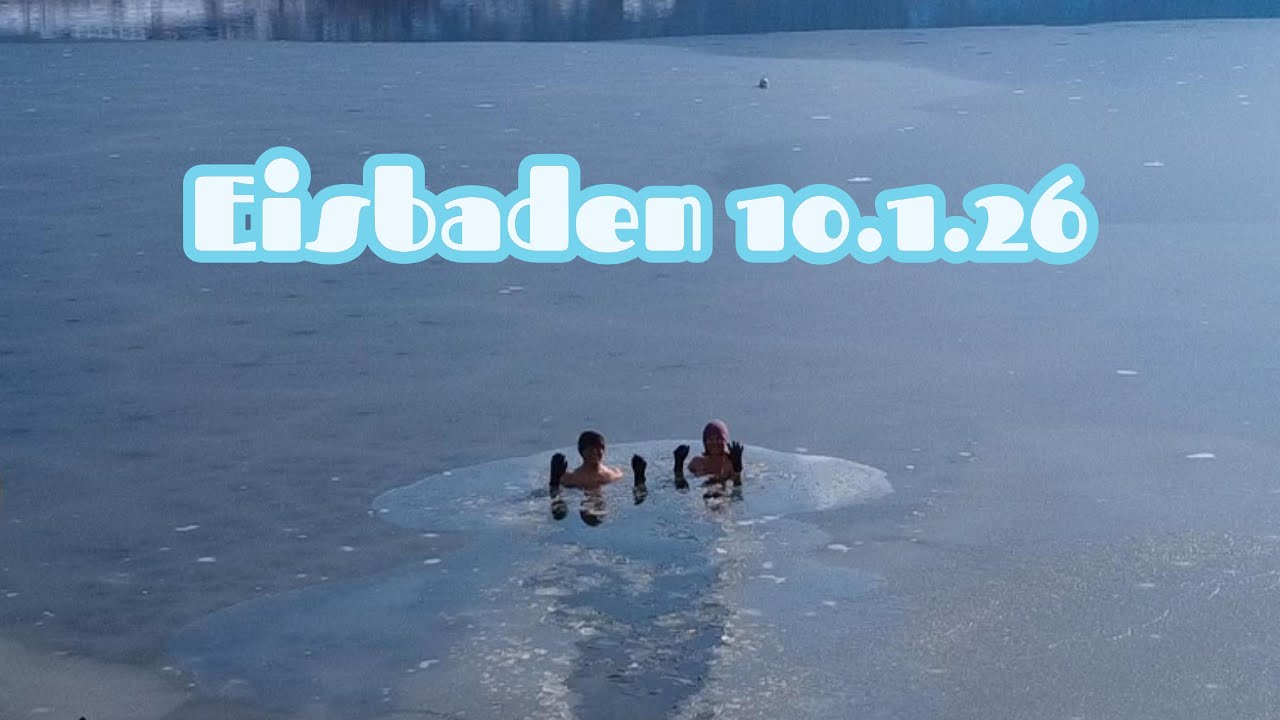 Eisbaden vom 10.01.2026 im Strandbad Bodensdorf