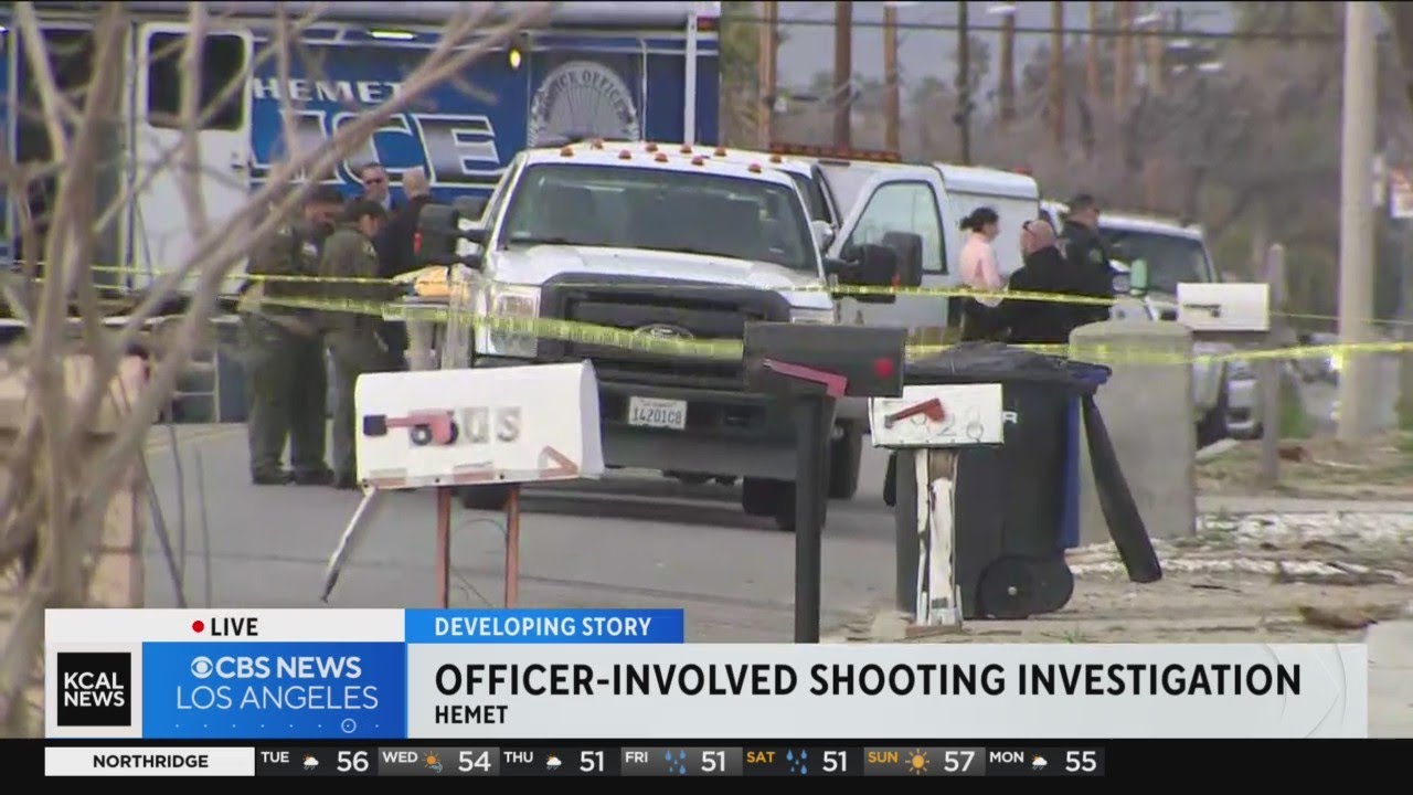 Investigation continues after officer-involved shooting in Hemet
