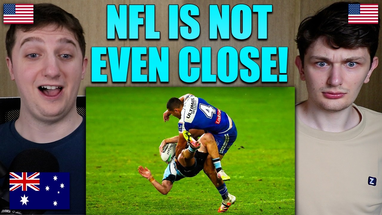 Americans React to the NRL 100 Biggest Hits of All Time