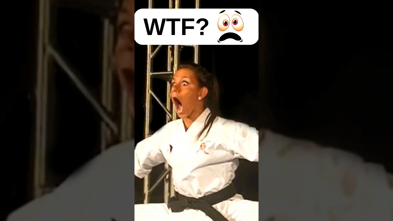 Funny Meme Amazing Karate Woman #shorts #comedy #funny #memes #sports #karate #fails #moments #women