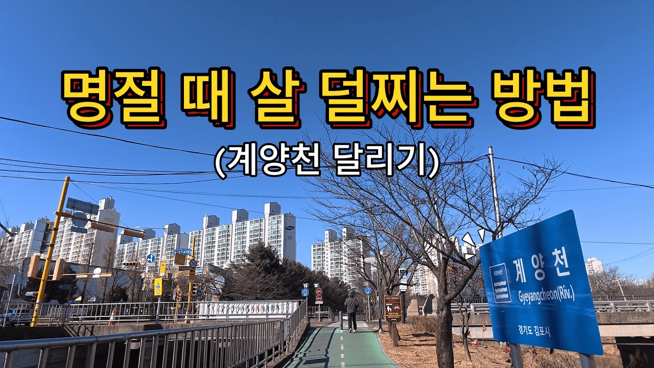 명절 때 살 덜 찌는 방법(서울하프마라톤 D-70)