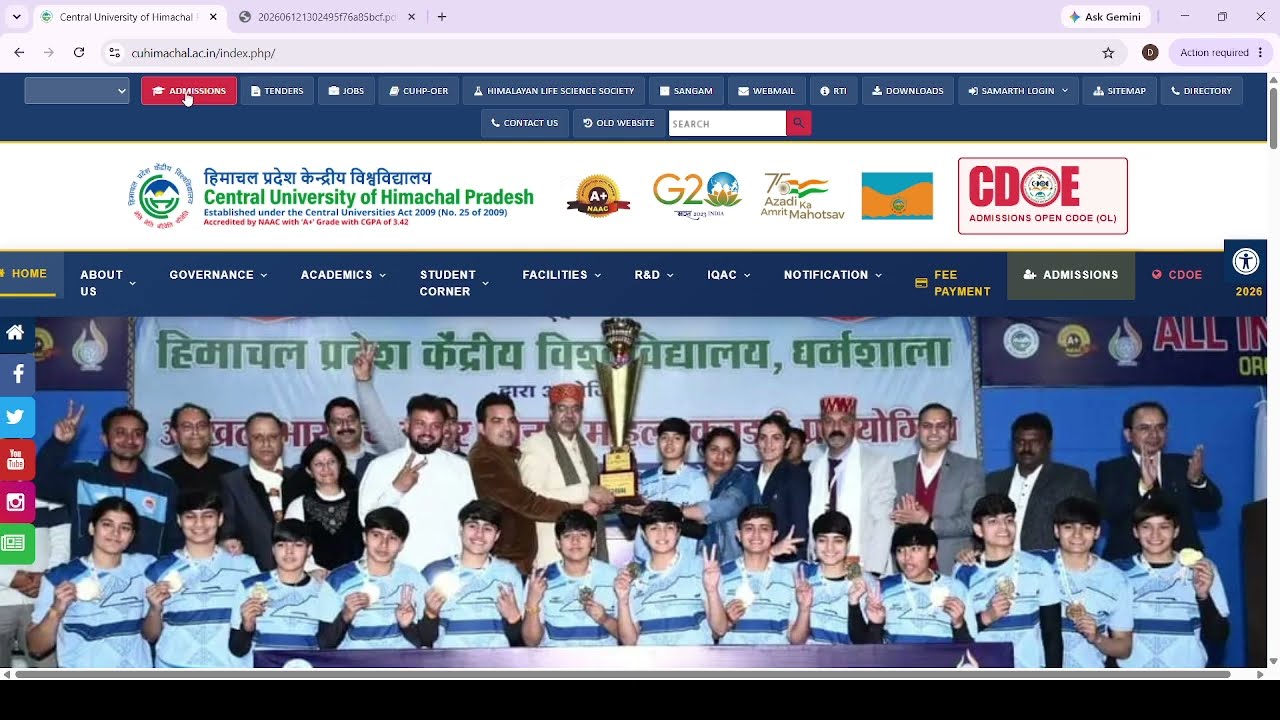 CUHP First Provisional Admission List Released | Check Your Selection Status Now!