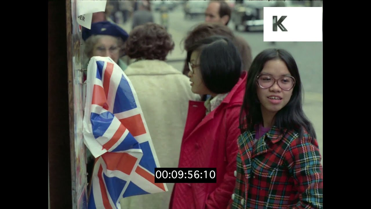 1970s London, Piccadilly, Fashion, Street Scenes HD from 35mm