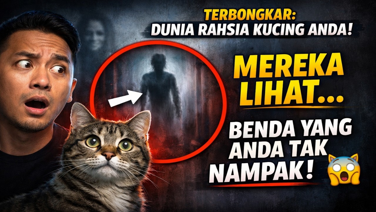 TERBONGKAR: Dunia RAHSIA Kucing Anda! Mereka LIHAT Benda Yang Anda TAK NAMPAK 🙀