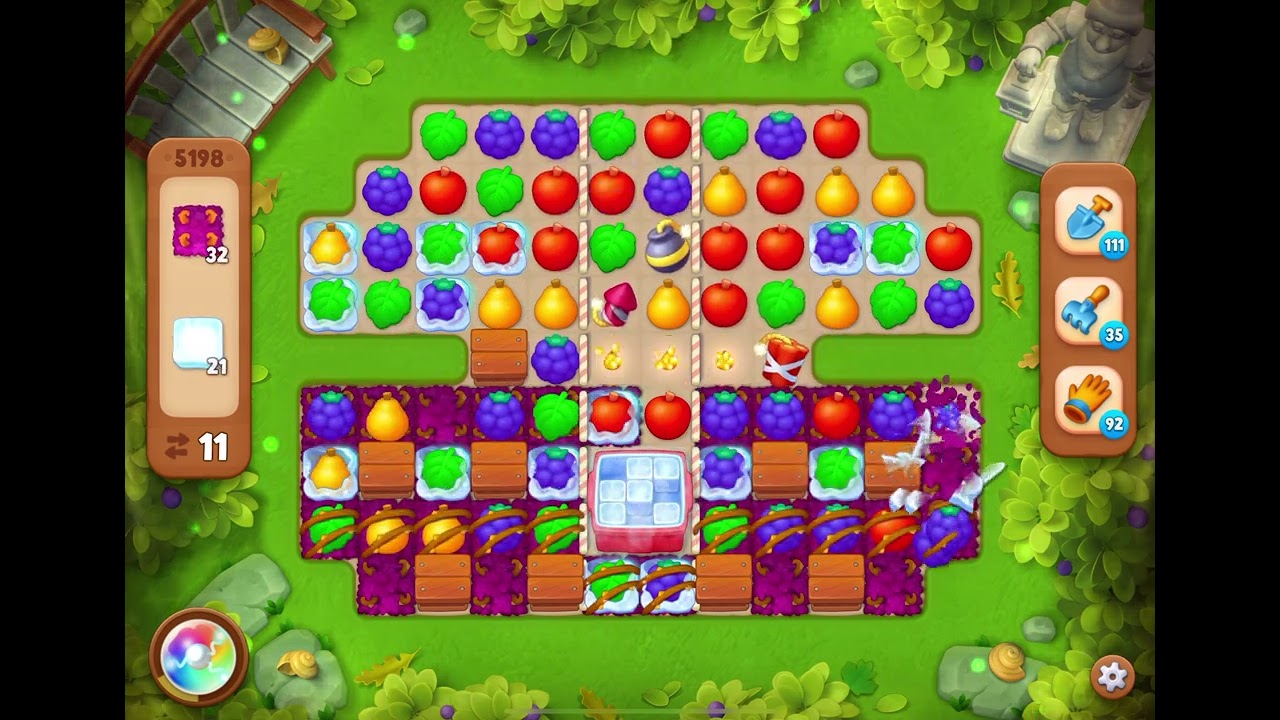 GardenScapes Level 5198 no boosters