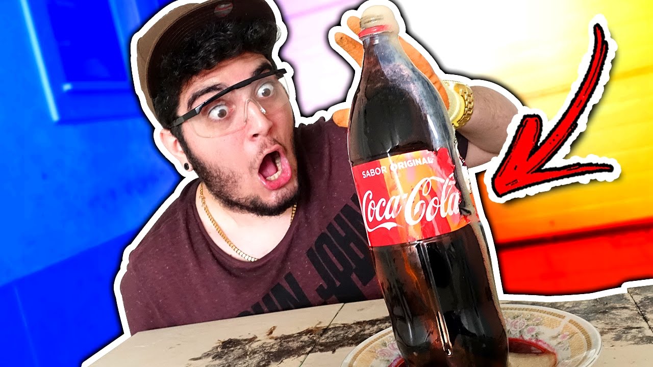 O QUE ACONTECE SE MISTURAR ÁCIDO COM COCA COLA ?