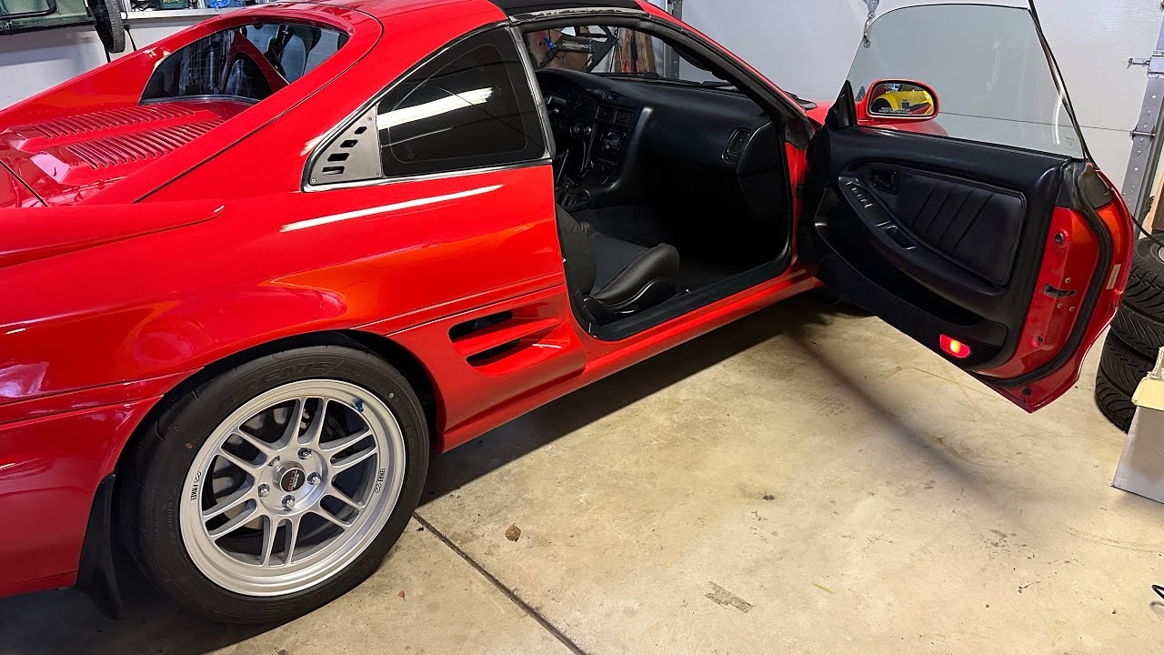 SW20 Toyota MR2 2GR V6 - Part 2 of the MR2 Heaven door panel insert install & Toyota pedal covers.