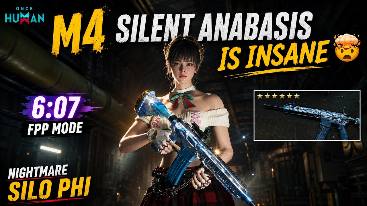 M416 Silent Anabasis Build Melts Nightmare Silo PHI | Once Human