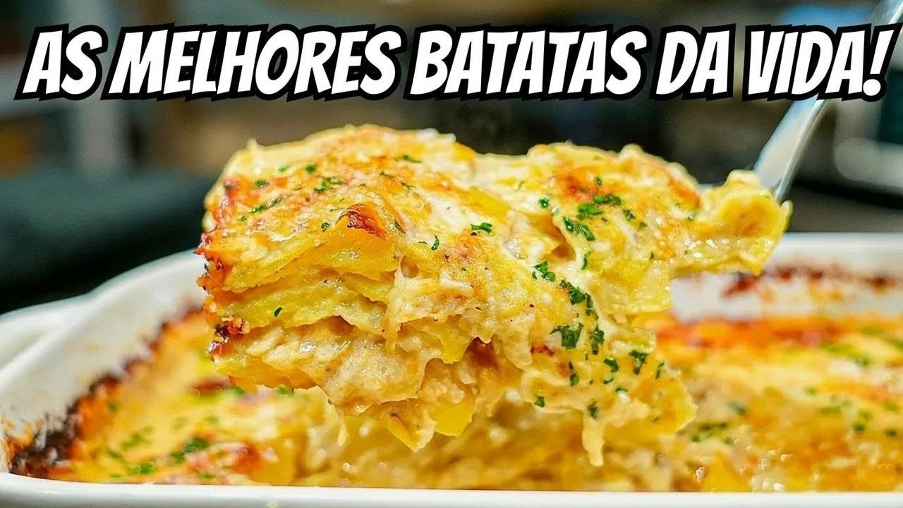 A melhor receita de batata gratinada do YouTube