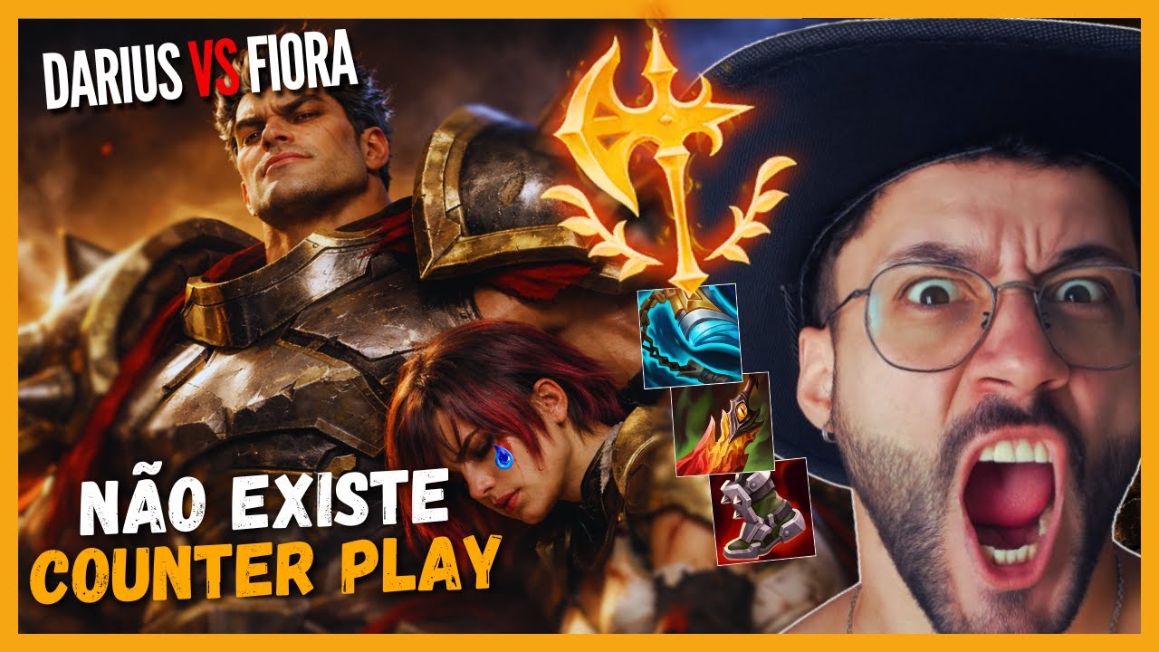 DARIUS vs FIORA ⚔️ QUASE 10 KILLS EM 10 MINUTOS