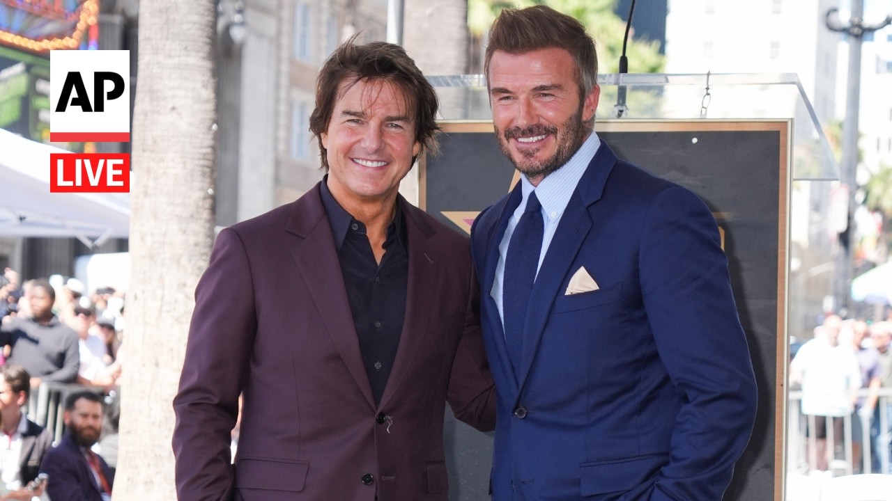 LIVE: David Beckham receives a star on the Hollywood Walk of Fame