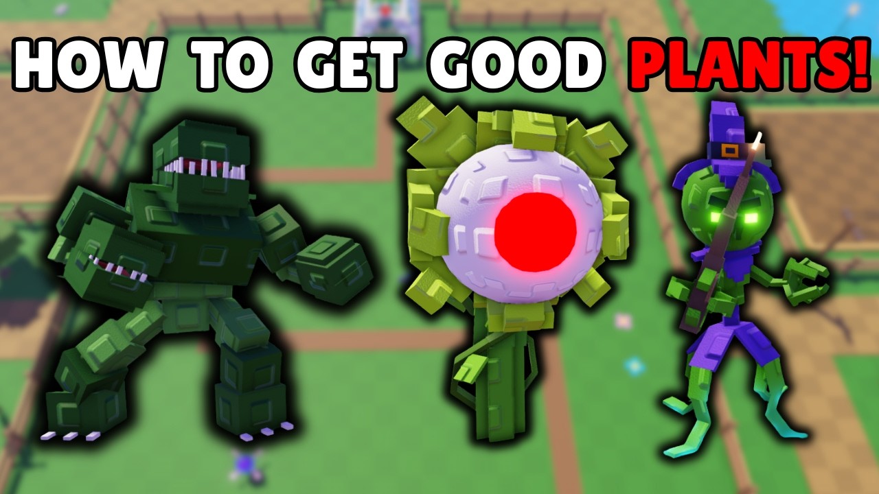 Как получить хорошие растения в игре Garden Tower Defense!