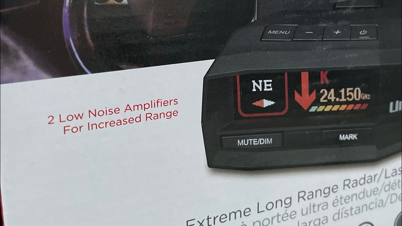 Uniden R8 Radar Detector Unboxing (Vertical)