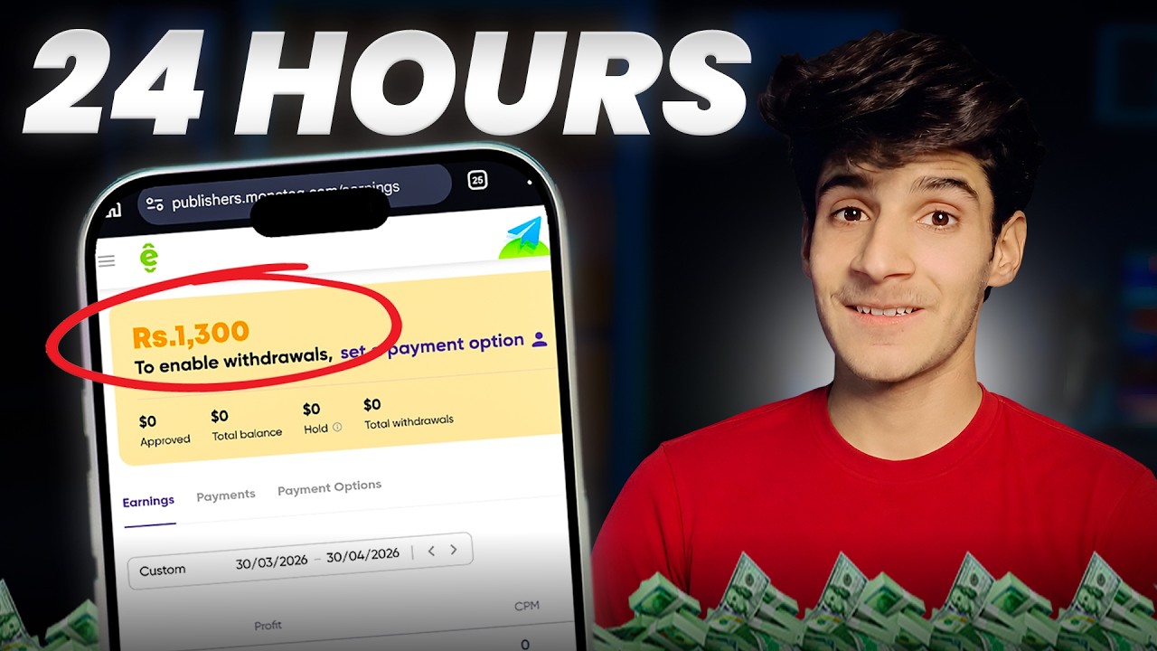 I Tested Monetag on a New Website - 24 Hours Results ( UNEXPECTED )