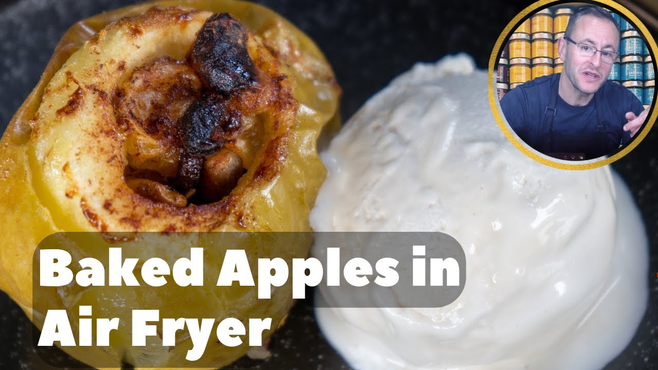 Air Fryer Apple Dessert Recipe. How to make Apple dessert in airfryer. 20 min dessert with no effort