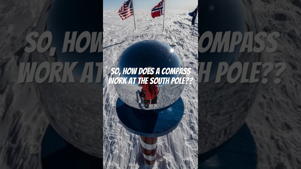 Как работает компас на Южном полюсе?