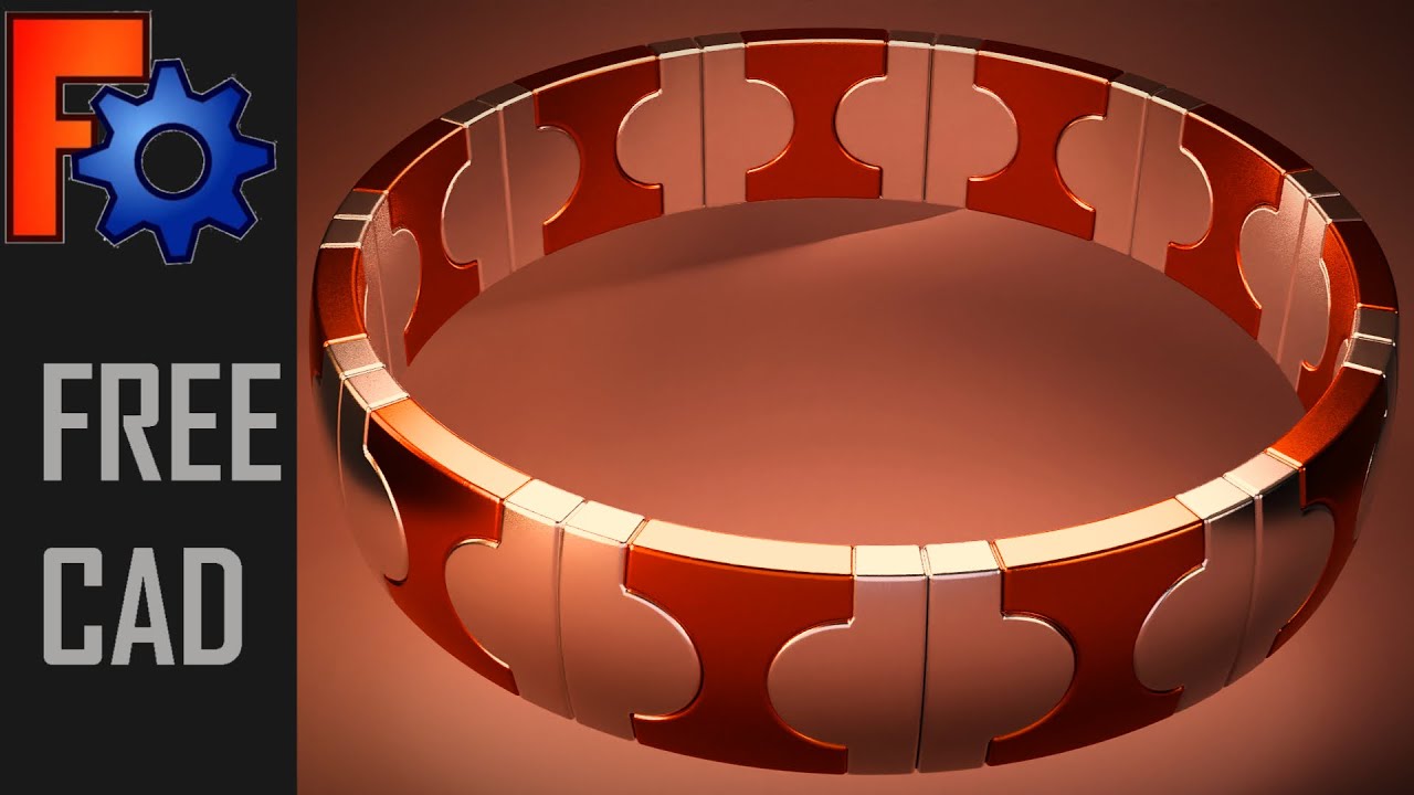 FreeCad Tutorial: Modeling a Beautiful Ring The Simple Way