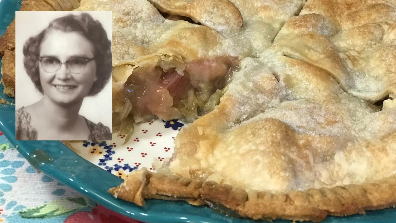 Rhubarb Pie Like My Grandmother’s