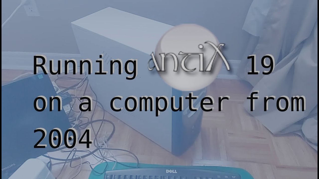antiX Linux running on an old (15+ years) desktop PC in 2021