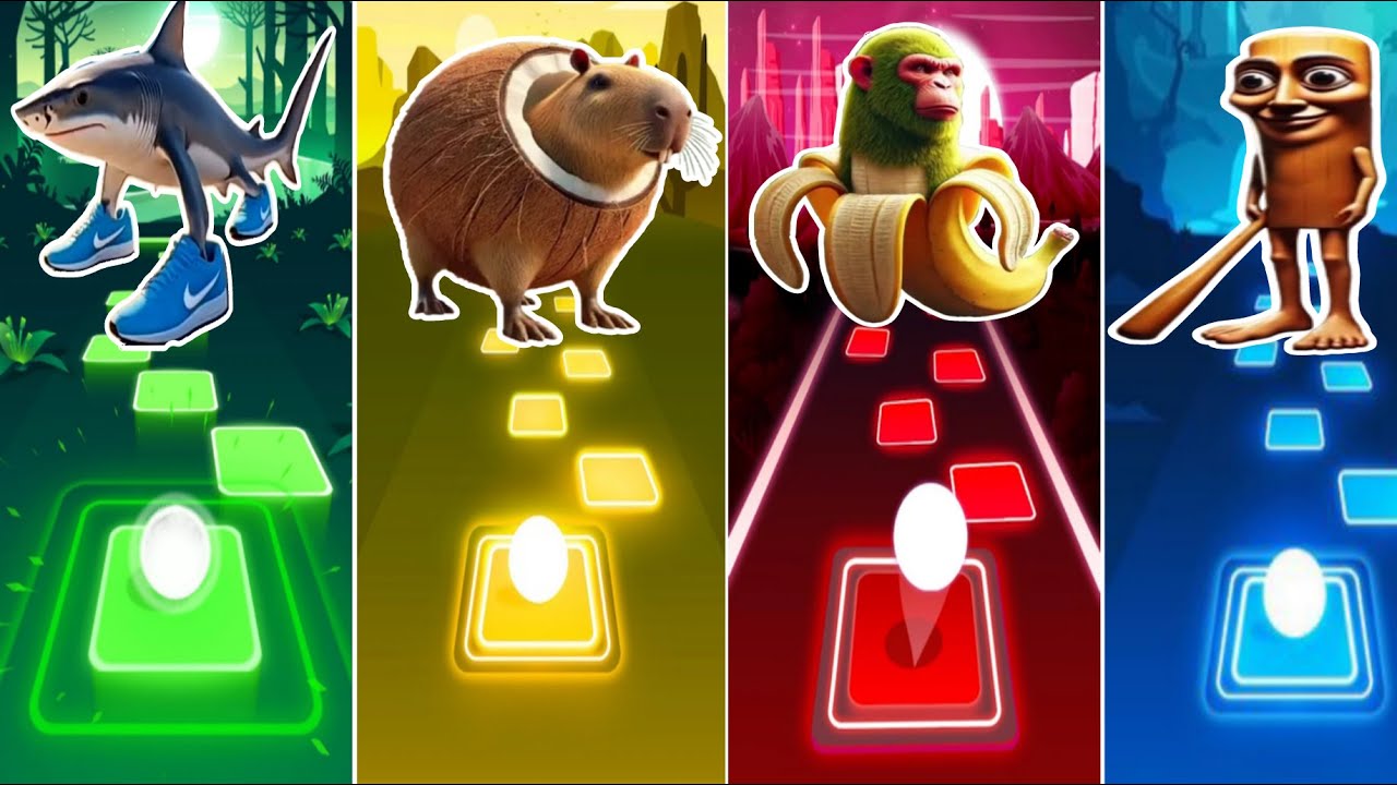 🦈⚡ Speed Shark 🆚 🥥🦫 Coconut Capybara 🆚 🐒🍌 Shinpanzeni Bananeni 🆚 🧠🔥 Barinrot