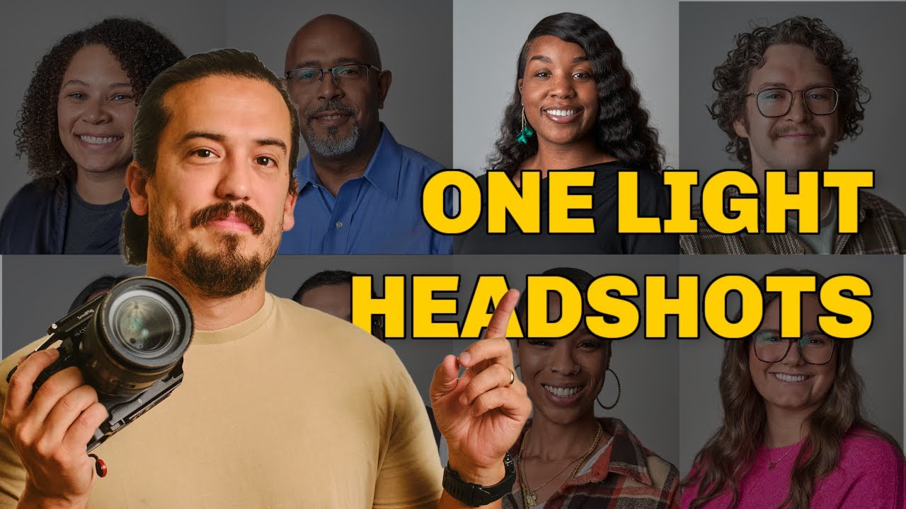How I Shoot Simple and Professional Corporate Headshots (Behind the Scenes)