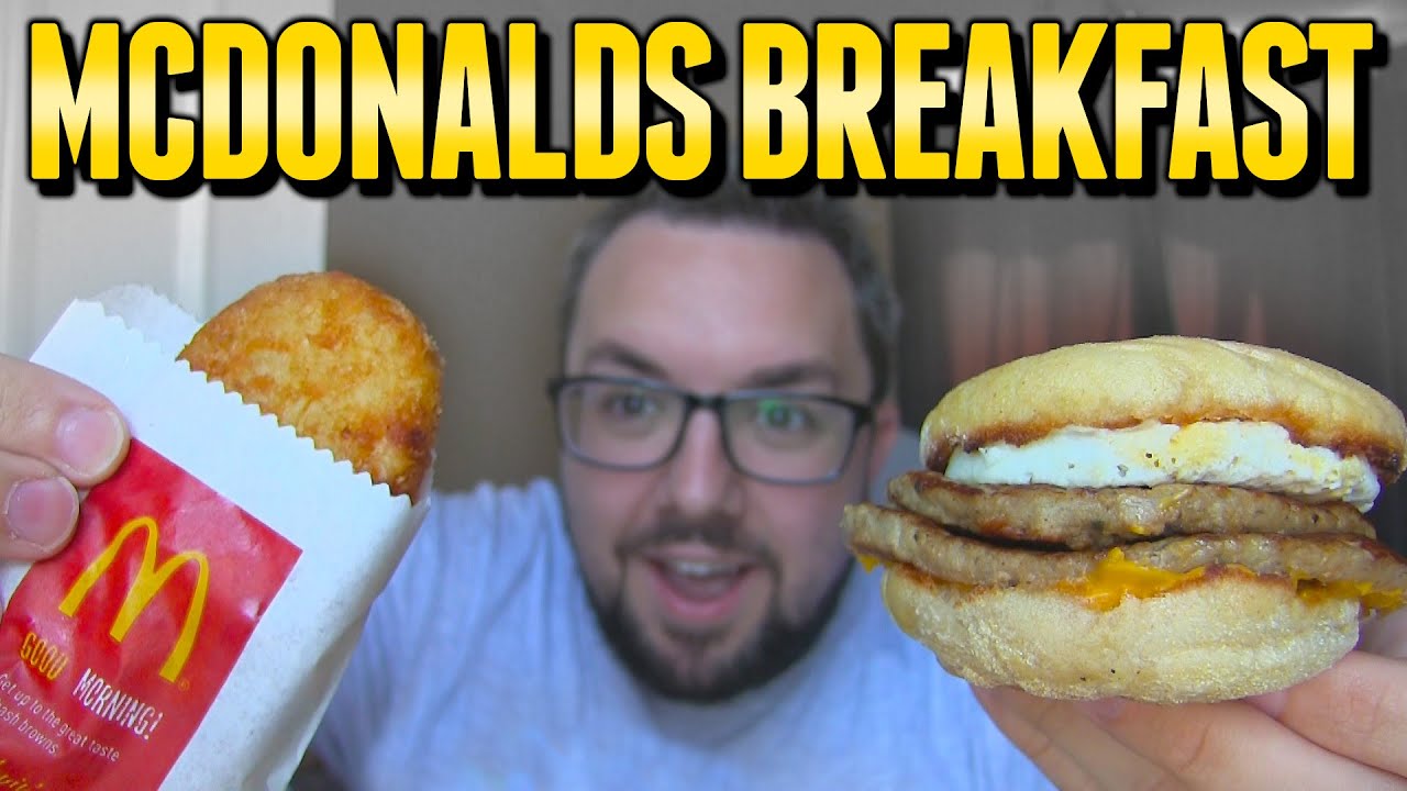 McDonald's UK Breakfast Review & Mukbang