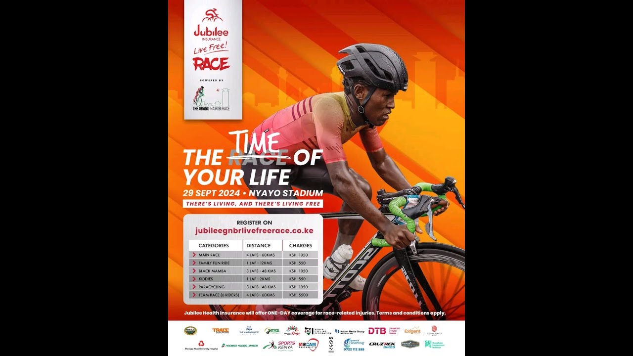 JUBILEE INSURANCE LIVE FREE RACE 2024. Live from Nyayo Stadium, NAIROBI