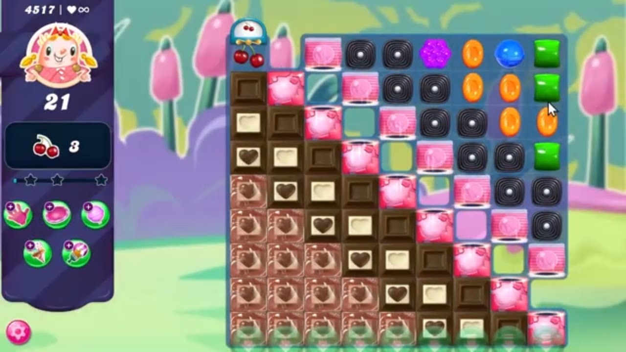 Candy Crush Saga LEVEL 4517 NO BOOSTERS
