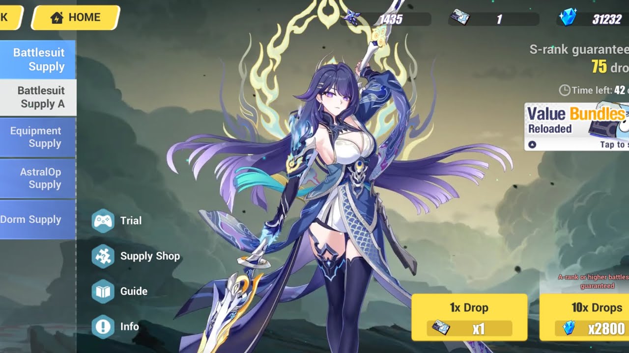 Honkai Impact 3 v8.7 gacha new Mei and new Divine Key