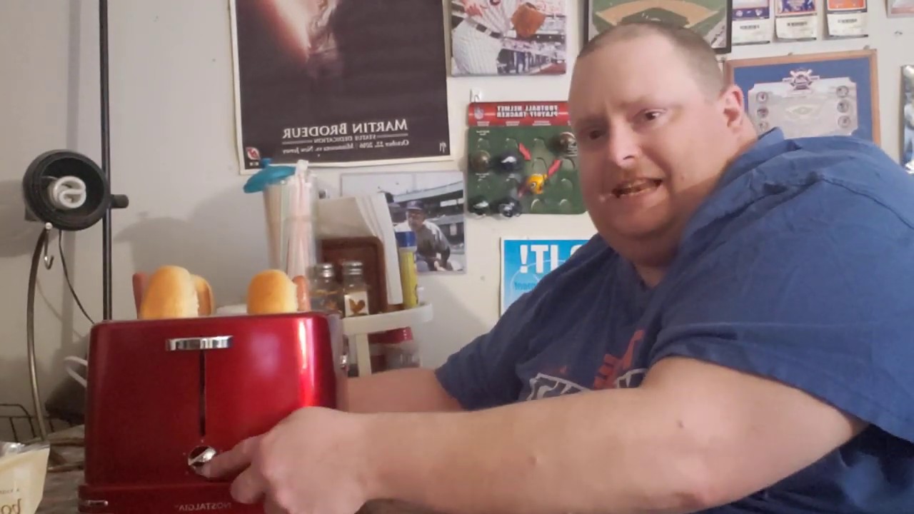 Tank Cooks in Hot Dog Toaster