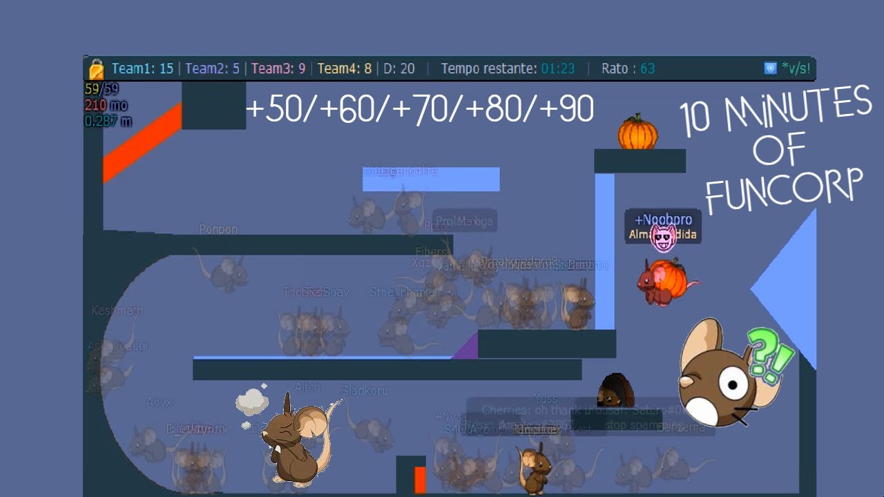 Transformice - 10 MINUTES OF FUNCORP +50 MICES