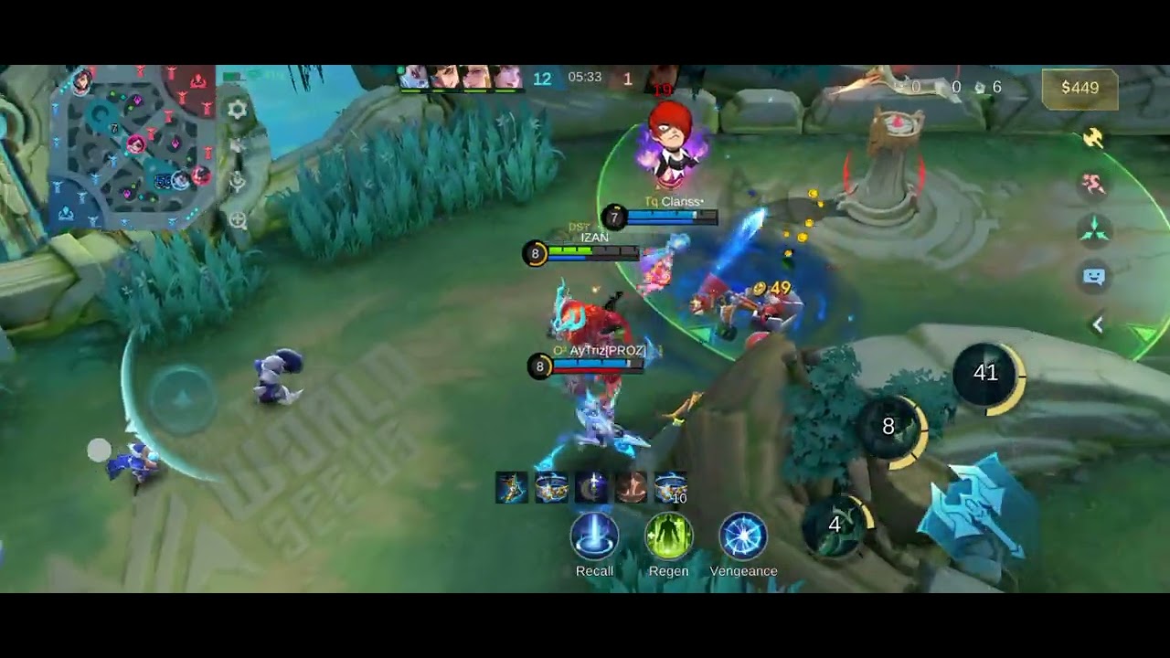 Gameplay Belerick Tank Vs Franco, Mlbb