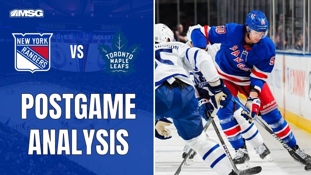 Leafs Hang On To Defeat Rangers In The Garden | New York Rangers