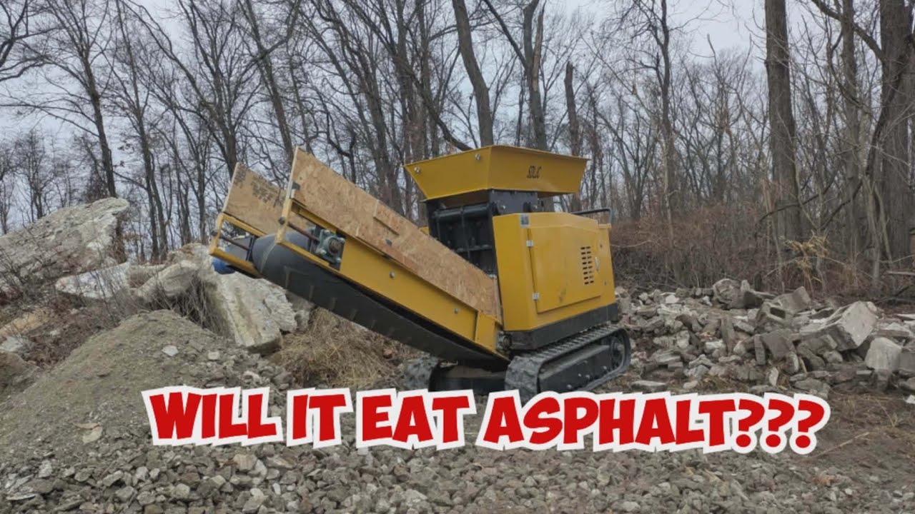 Cheapest Crusher I Could Get Will It Eat Asphalt? 