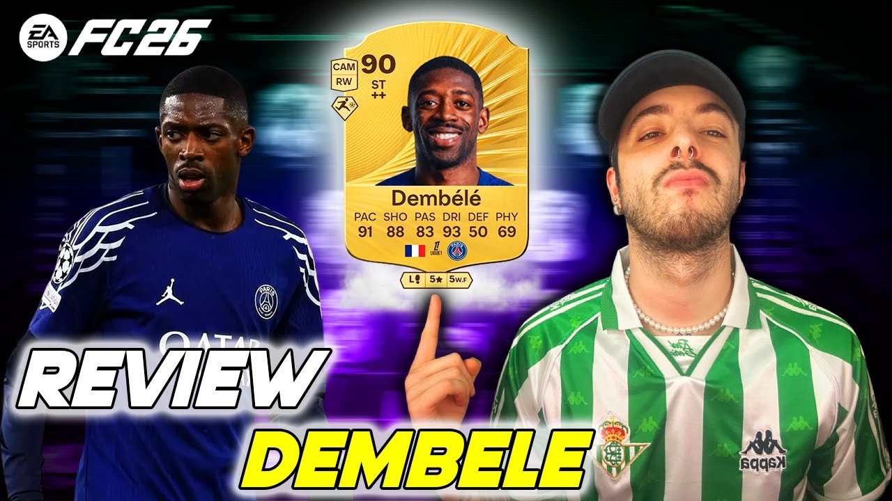 TOP 2 MEJOR DELANTERO DEL JUEGO | DEMBELE ORO 90 REVIEW EAFC 26