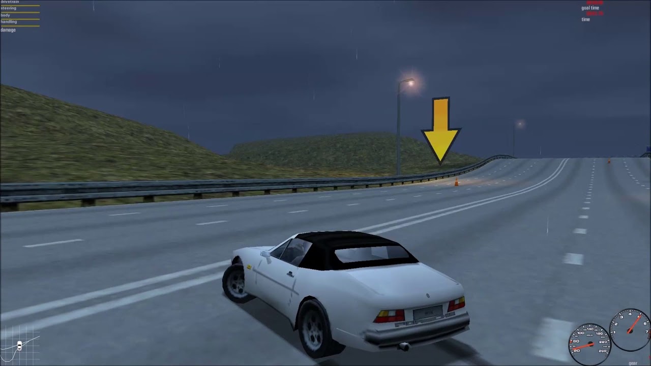 NFS Porsche Unleashed - Outside of the Level Glitch Tutorial