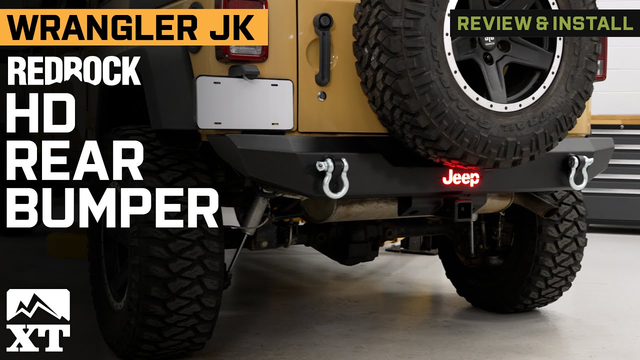 Jeep Wrangler JK Jeep Licensed by RedRock HD Rear Bumper Review & Install