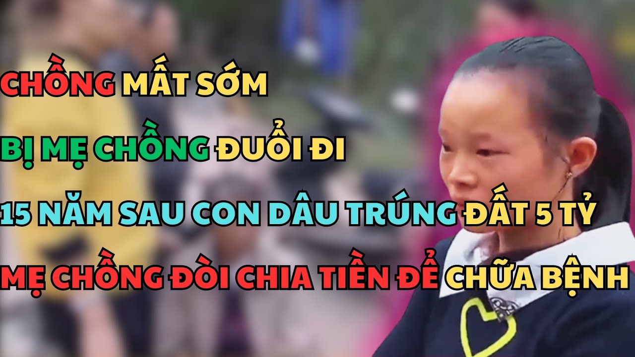 CHỒNG MẤT MẸ CHỒNG ĐUỔI CON DÂU, 15 NĂM SAU CON DÂU TRÚNG ĐẤT GẦN 6 TỶ, MẸ CHỒNG ĐÒI CHIA ĐÔI TIỀN