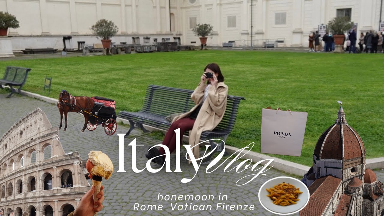 イタリア旅行🇮🇹5日間周遊🚃 ローマ、フィレンツェ、バチカンの美しい街並みと景色、美味しい食事、ショッピング全てを満喫するプラン📝THEMALLアウトレット👜オススメ宿🏨