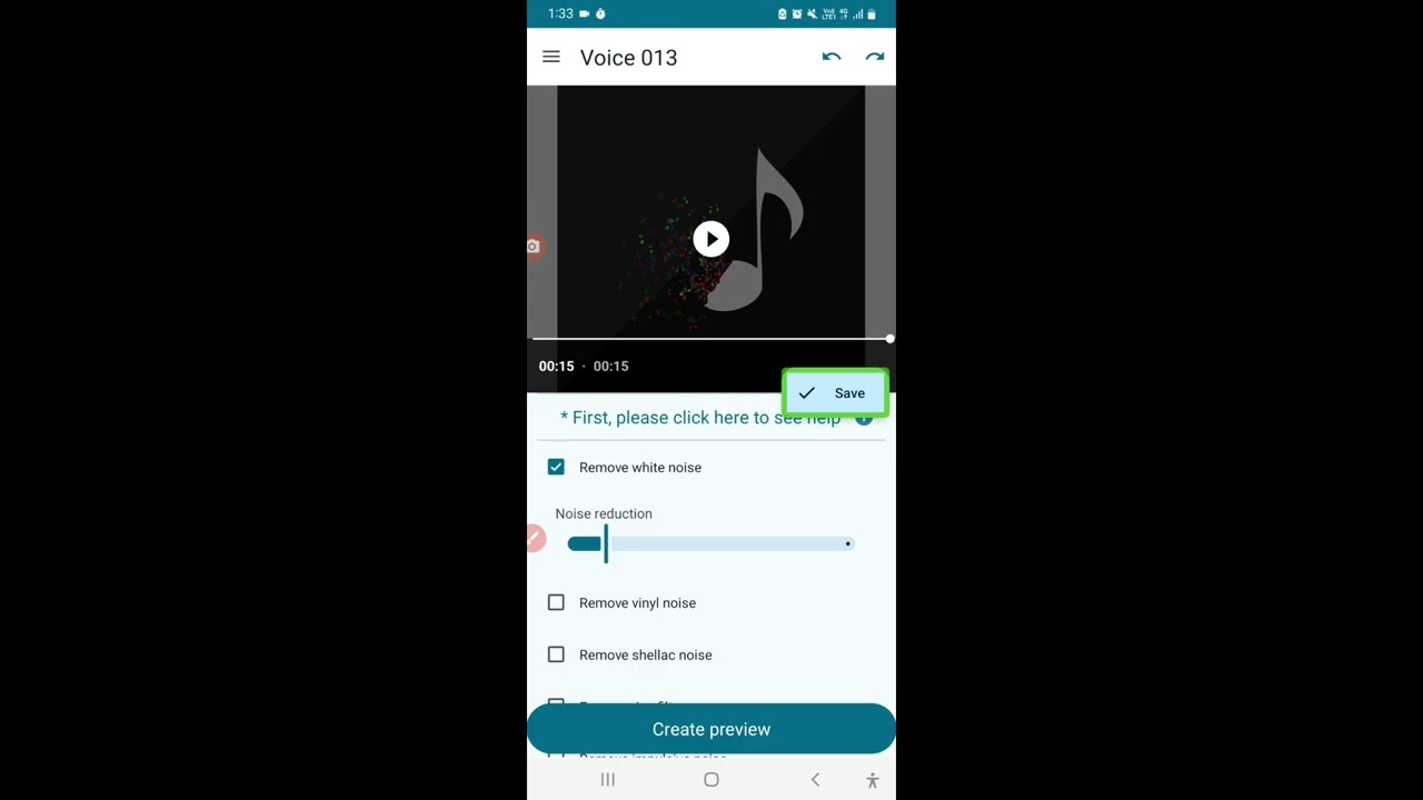 How to remove background noise from your audio using just your phone with TalkBack