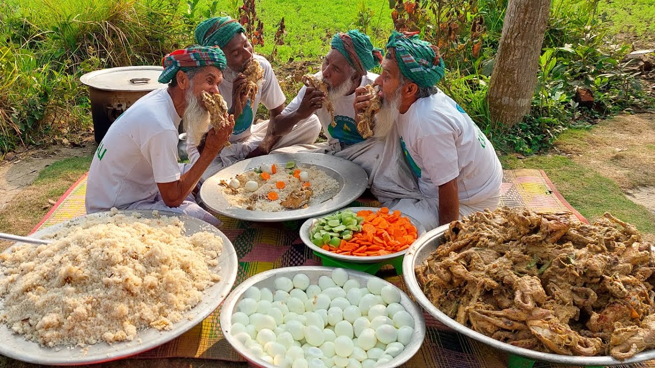 100 Whole Chicken Roast & Pulao Rice - 100 Chicken, Eggs & Sweet for 100 Special People
