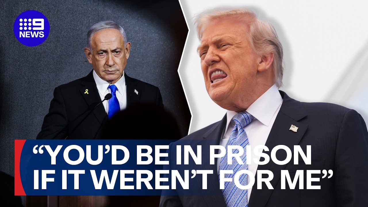 'Everybody hates you': Trump unleashes expletive tirade at Benjamin Netanyahu | 9 News Australia